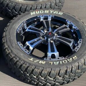 165/65R15 マッドタイヤ付き ホイールセット VENES SUV 15インチ 5J +45 100 4Hマッドスター ラジアル MT 165/65-15 4本SET タフト の画像5