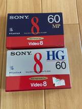 未使用　SONY Video8テープ8㎜/富士フィルムVHSCビデオカセットテープ　3本まとめて_画像2