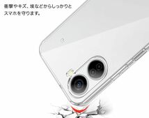 【人気商品】耐衝撃 落下防止 TPU クリア ケース 専用保護 IV IV 5G 5G シリコン Libero Libero Fo_画像4