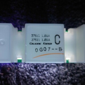 〜LED打ち替え済〜 E52 エルグランド C26 セレナ リアエアコンパネル C27 C28 ※管理番号 0G07-Bの画像4