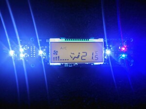 〜LED打ち替え済〜　E52　エルグランド　C26　セレナ　リアエアコン基板　液晶付き　　※管理番号　0I14-B