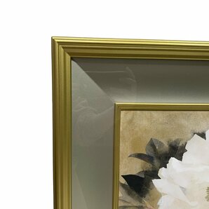 松尾敏男 『牡丹』 花 6号 日本画 静物画 絵画 美術品 共箱 黄袋の画像3