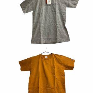 Champion チャンピオン USA Tシャツ ２点セット M L タグ付きあり グレー オレンジの画像1