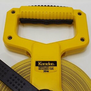 【u1379】Komelon FIBERGLASS MEASURING TAPE コメロン グラスファイバー 測定テープ 30m 巻尺 格安スタート！栃木発着払いの画像3