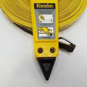 【u1379】Komelon FIBERGLASS MEASURING TAPE コメロン グラスファイバー 測定テープ 30m 巻尺 格安スタート！栃木発着払いの画像5