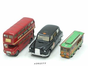 【z26277】CORGI コーギー ロンドンタクシー/ロンドントランスポート ブリキ ミニカー 3点セット まとめ 格安スタート