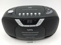 【z26306】Vegetable ベジタブル GD-CD300 CDラジカセ ラジオカセットレコーダー 格安スタート_画像1