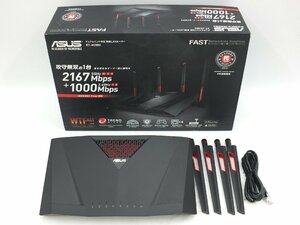 【z26224】 ASUS ゲーミングWi-Fi無線ルーター RT-AC88U AC3100 箱付き 通電確認済み 格安スタート