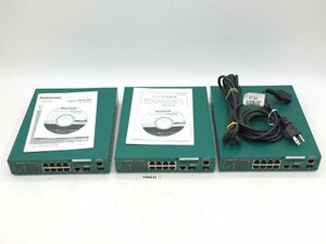 [z26511] Panasonic Panasonic Switch-M8esPWR PN27089N PoE подача тока переключение ступица 3 шт. комплект суммировать электризация подтверждено текущее состояние товар 