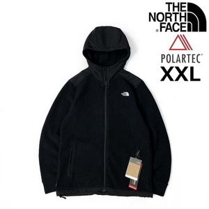 1円～!売切!【正規新品】THE NORTH FACE◆ALPINE POLARTEC 200 FULL-ZIP HOODED JACKET フリース フルジップ US限定 軽量(XXL)黒 181024-70