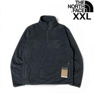 1円～!売切!【正規新品】THE NORTH FACE◆POLAR OSITO 1/4 ZIP フリース オシト US限定 ロゴ刺繍 男女兼用 アウトドア(XXL)グレー 181024-5