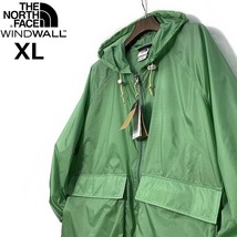 1円～!売切!【正規新品】THE NORTH FACE◆HERITAGE WIND JACKET フルジップ ウィンド パーカー US限定 ナイロン 防風 撥水(XL)緑 180915-5_画像2