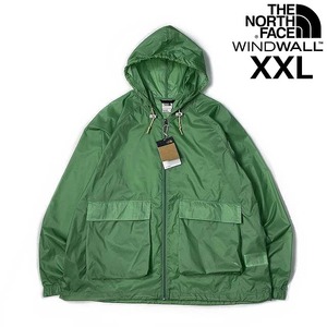 1円～!売切!【正規新品】THE NORTH FACE◆HERITAGE WIND JACKET フルジップ ウィンド パーカー US限定 ナイロン 防風 撥水(XXL)緑 180915-5