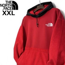 1円～!売切!【正規新品】THE NORTH FACE◆NOVELTY FLEECE JACKET フリース プルオーバー US限定 ふわふわ 男女兼用(XXL)赤 181024-120_画像2