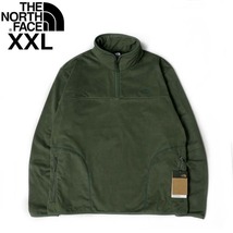 1円～!売切!【正規新品】THE NORTH FACE◆POLAR OSITO 1/4 ZIP フリース オシト US限定 ロゴ刺繍 男女兼用 アウトドア(XXL)カーキ 181024-5_画像3