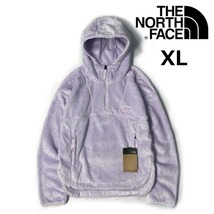 1円～!売切!【正規新品】THE NORTH FACE◆W LUXE OSITO HOODIE フリース US限定 ボア オシト ふわふわ 裏起毛 ロゴ刺繍(XL)紫 181024-15_画像1