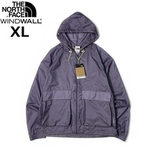 1円～!売切!【正規新品】THE NORTH FACE◆HERITAGE WIND JACKET フルジップ ウィンド パーカー US限定 ナイロン 防風 撥水(XL)紫②180915-5_画像3