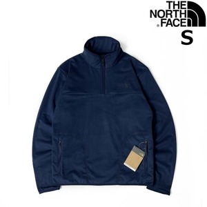 1円～!売切!【正規新品】THE NORTH FACE◆POLAR OSITO 1/4 ZIP フリース オシト US限定 ロゴ刺繍 男女兼用 アウトドア(S)紺 181024-5