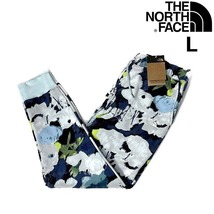 1円～!売切!【正規新品】THE NORTH FACE◆ALL OVER PRINT JOGGER ジョガーパンツ US限定 フローラル 裏起毛(L)紺 総柄 190110-35_画像2