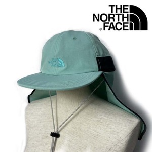 1円～!売切!【正規新品】THE NORTH FACE◆CLASS V SUNSHIELD HAT 帽子 キャップ US限定 男女兼用 ロゴ刺繍 サンシェード(OS)緑 180623-5