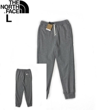 1円～!売切!【正規新品】THE NORTH FACE◆HERITAGE PATCH JOGGERS ジョガーパンツ US限定 ロゴパッチ 裏起毛(L)グレー 190110-25_画像3