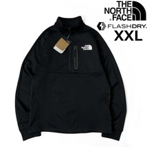 1円～!売切!【正規新品】THE NORTH FACE◆PIONEER PEAK 1/4 ZIP トラックジャケット US限定 速乾 FLASHDRY ストレッチ(XXL)黒 180915-35_画像1