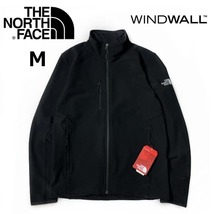 1円～!売切!【正規新品】THE NORTH FACE◆STRETCH SOFT SHELL JACKET トラックジャケット US限定 撥水 ハーフドームロゴ(M)黒 180915-50_画像3