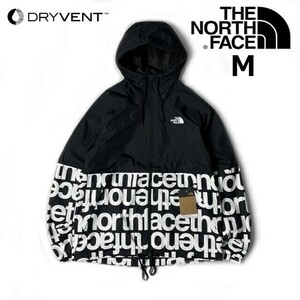 1円～!売切!【正規新品】THE NORTH FACE ANTORA RAIN HOODIE マウンテンパーカー ナイロン US限定 2023最新 防水(M)黒 白 総柄 180915-B-60