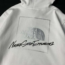 1円～!売切!【正規新品】THE NORTH FACE◆GRAPHIC INJECTION HOODIE プルオーバー パーカー US限定 グラフィック 裏起毛(XL)白 181130-30_画像4