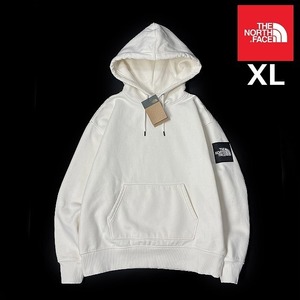 1円～!売切!【正規新品】THE NORTH FACE◆W HEAVYWEIGHT BOX PULLOVER HOODIE パーカー US限定 ボックスロゴ 厚地 上質(XL)白 181130-15