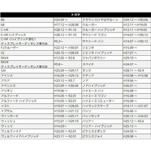 プリウス　PHV H24.01～H29.02 トヨタ オーディオハーネス 10P 6P 変換 パネル スペーサー 車速 バック パーキングブレーキ waA1P2S3_画像3