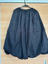 【XLサイズ】 バルーンスカート サルエル ブラック ロングスカート シンプル_画像6