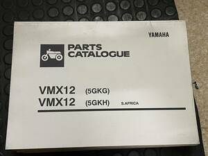  送料安 V-MAX パーツリスト VMX12 5GKG 5GKH　海外版 パーツカタログ 2