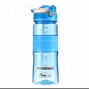水筒Tritan 飲料ボトル ポータブル　スポーツボトル ブルー　650ml