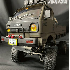 【未使用】WPL D12 スズキ 軽トラ クローラー トレイル 4 4 4WD フルカスタム SUZUKI  JA11 ジムニーの画像5