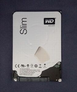 1円スタート ★ 1TB 1543時間使用のみ ★Western Digital製 (WD Blue) HDD 2.5インチ SATA 7mm厚★WD10SPCX★ 大容量 1000GB ★