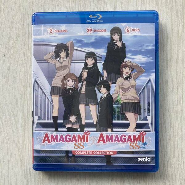 新品「アマガミSS」第1期 +「アマガミSS+」第2期　北米版 ブルーレイ　BD Amagami Blu-Ray