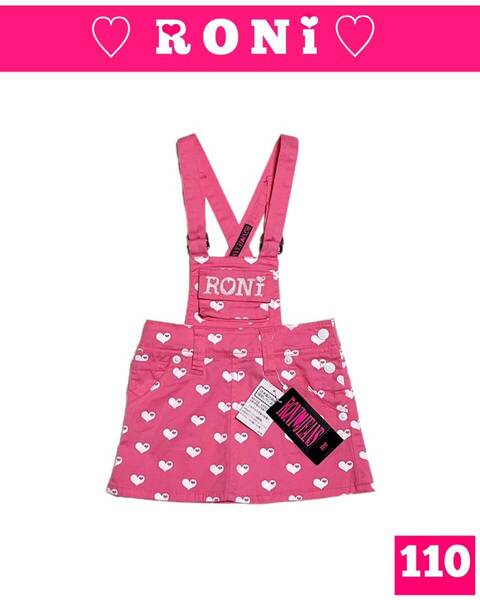 ◆未使用タグ付き◆RONi/ロニィ サロペットスカート size110
