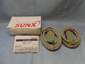 【未使用】 ＳＵＮＸ　ビームセンサ　透過型　ＮＸ５−Ｍ１０Ｒ　検出距離１０ｍ