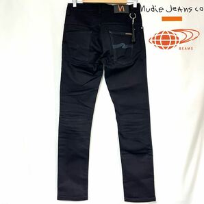 BEAMS × Nudie jeans ビームス ヌーディー ジーンズ 別注 コラボ THIN FINN シン フィン アシメ スキニー ジーンズ デニムパンツ　W29 L30