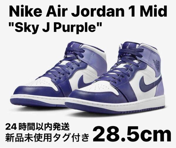 Nike Air Jordan 1 Mid Sky J Purple 28.5