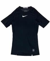 送料無料 着用1回 NIKE PRO フィットネス トレーニング シャツ_画像1