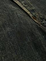 ※LEVI'S リーバイス LOT 201 20201-0020 LVC 刻印555 セルビッチ Big-E シンチバックデニムパンツ バレンシア製 インディゴ 33 　 BJBD.C_画像6