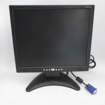 l【中古動作品】BUFFALO 17インチ ノングレア スクエア液晶モニタ FTD-G722AS4R/BK バッファロー_画像1