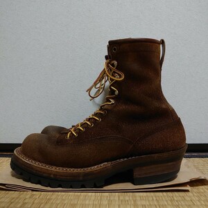 １円スタート 9D ホワイツブーツ スモークジャンパー ラフアウト WHITE'SBOOTS SmokeJumper