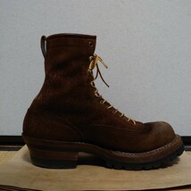 １円スタート 9D ホワイツブーツ スモークジャンパー ラフアウト WHITE'SBOOTS SmokeJumper_画像3