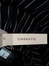 ap8425-4 ○送料無料 新品 CINEMATIQ シネマティック グラマー ベティ スカート Sサイズ ネイビー ストライプ柄 ウエストゴム ひざ下丈_画像8