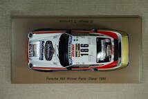 1/43 タバコデカール加工 メッジ ダカール 優勝 spark Porsche 959 1986 Dakar winner #186 Metge ポルシェ パリダカ ロスマンズ Rothmans_画像4