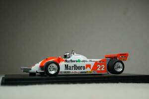 1/43 タバコデカール加工 アンドレッティ ロングビーチ spark Alfa Romeo 179C #22 Andretti 1981 Long Beach アルファロメオ 179 C 