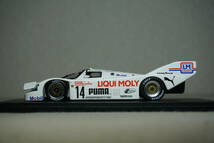 1/43 WSC ノリスリンク spark Porsche 956B #14 1986 Norisring 100 Miles RLR ポルシェ 956 ウォレク Wollek Liqui Moly リキモリ_画像3